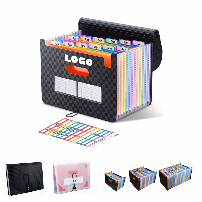 Monthly Bill Accordion File Folder