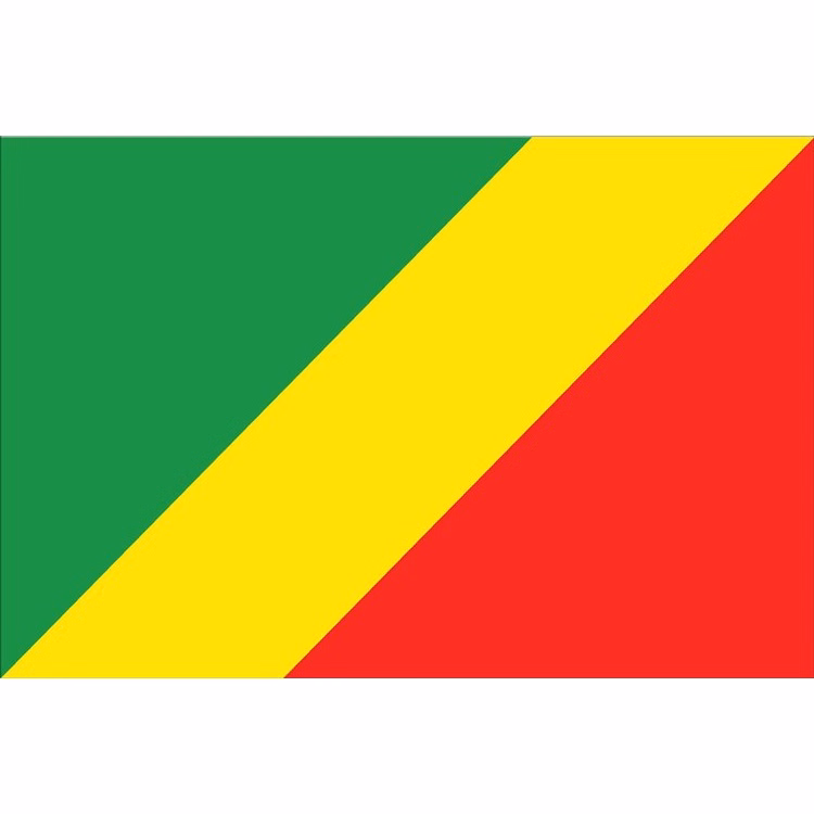 Congo Flag - 3' x 5' - Nylon
