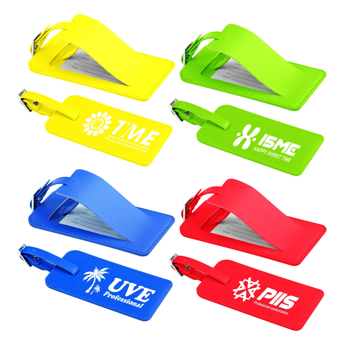 Suitcase Labels Leather Luggage Tags 1