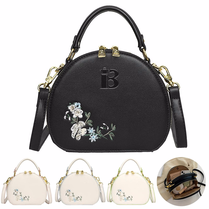 PU Embroidered Fashion Handbag Crossbody Bag