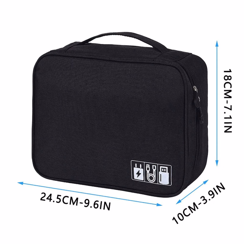 Travel Cable Organiser Bag