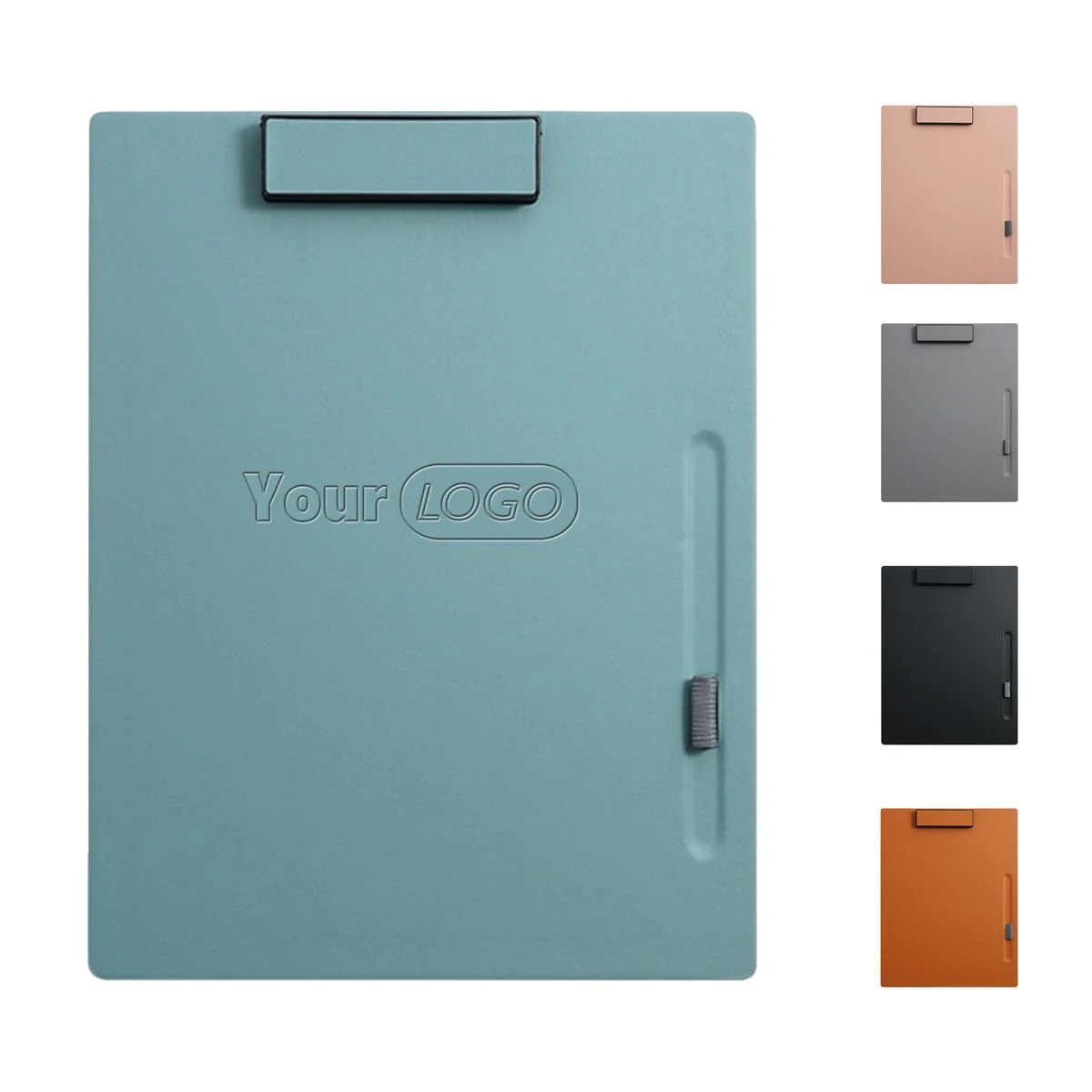 A4 PU Magnetic Clipboard Folder With Pen Holder 1