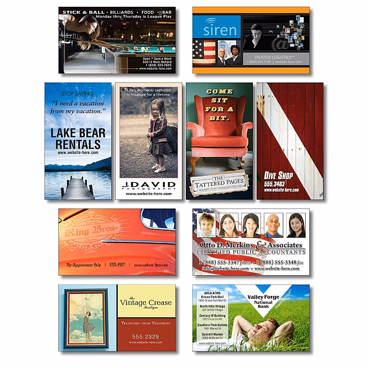 Business Card Magnet - 3.5x2 (Square Corners) - Outdoor Safe