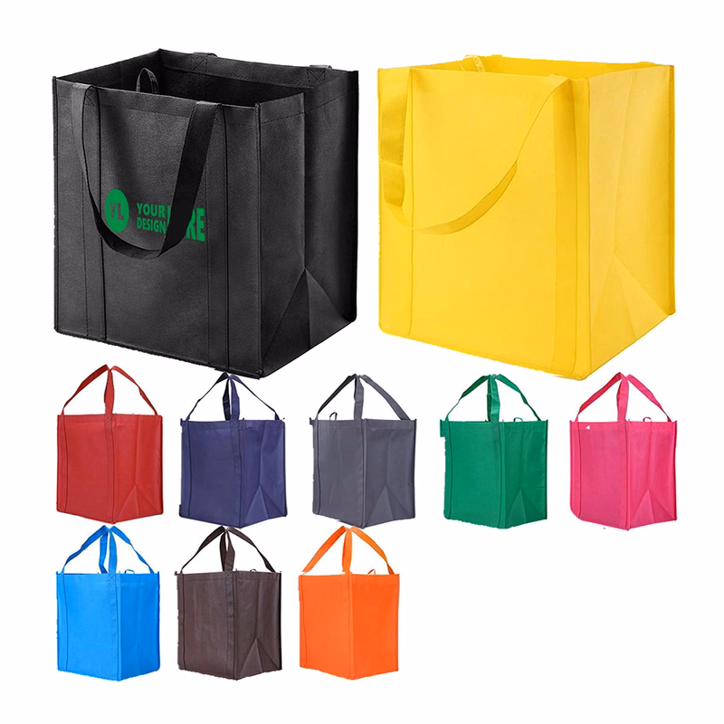 MOQ50 Eco-Friendly Custom Non Woven Reusable Bags