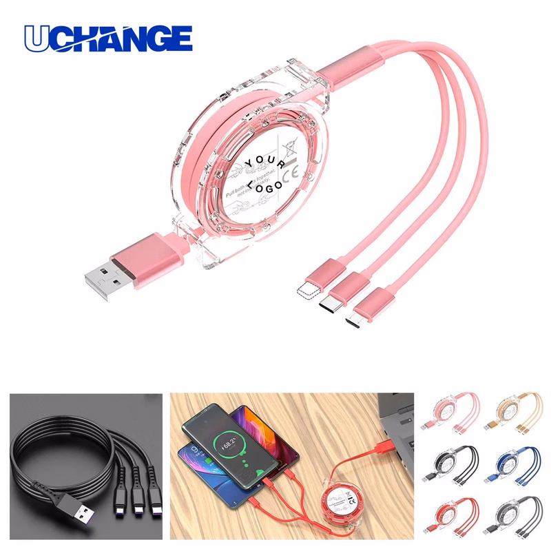 Portable Three In One Charging Cable