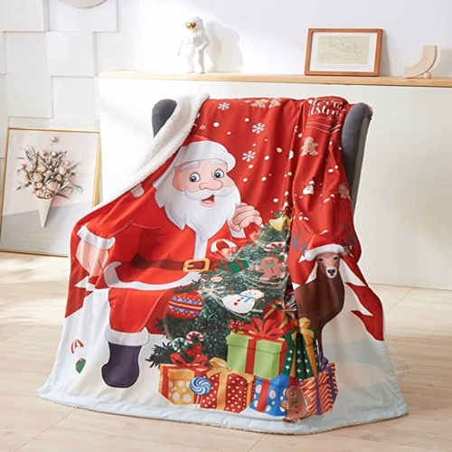 Full Sublimation Sherpa Throw Blanket - 40"x60"