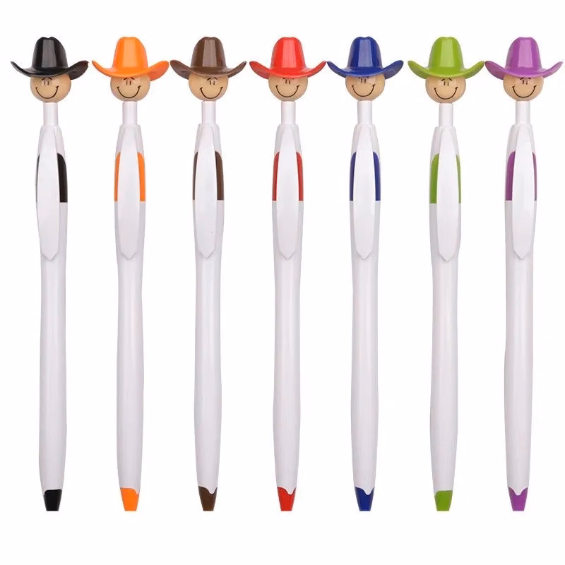 Cowboy Hat Smiley Face Ballpoint Pen