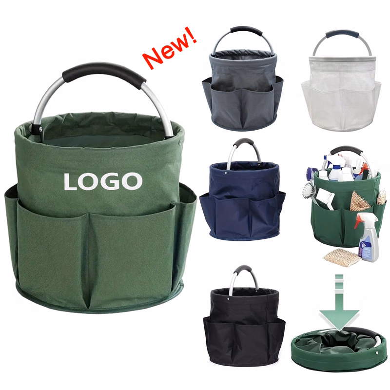 Oxford Grocery Storage Basket Garden Tool Handle Bag