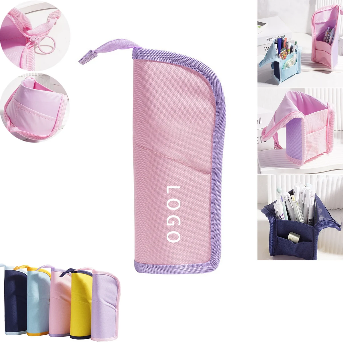 Large Capacity Pencil Pouch Foldable 1