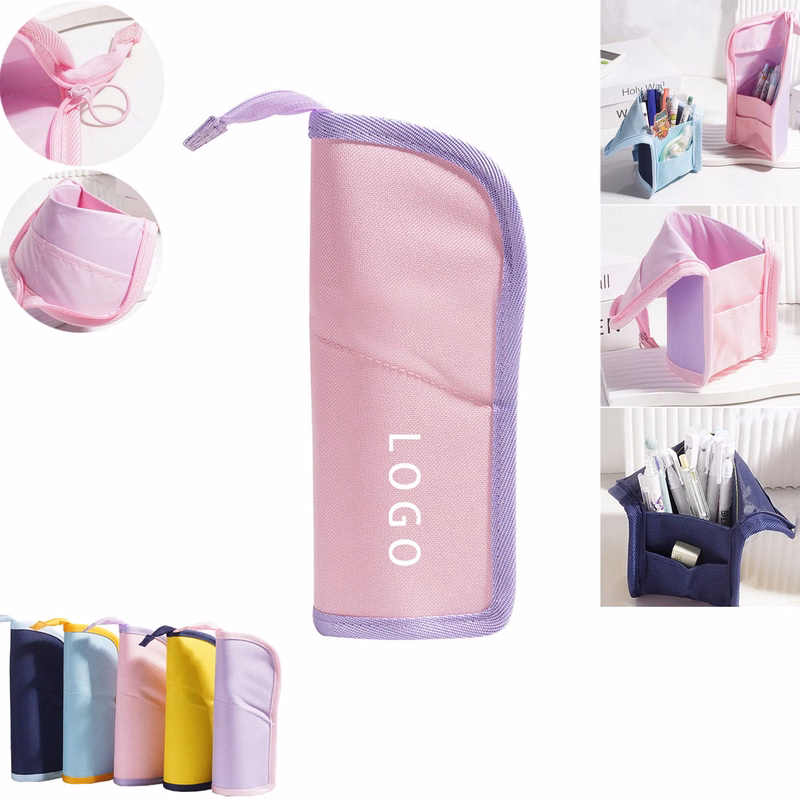 Large Capacity Pencil Pouch Foldable
