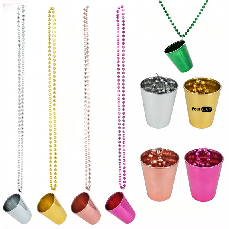 Shiny Shot Glass Necklace