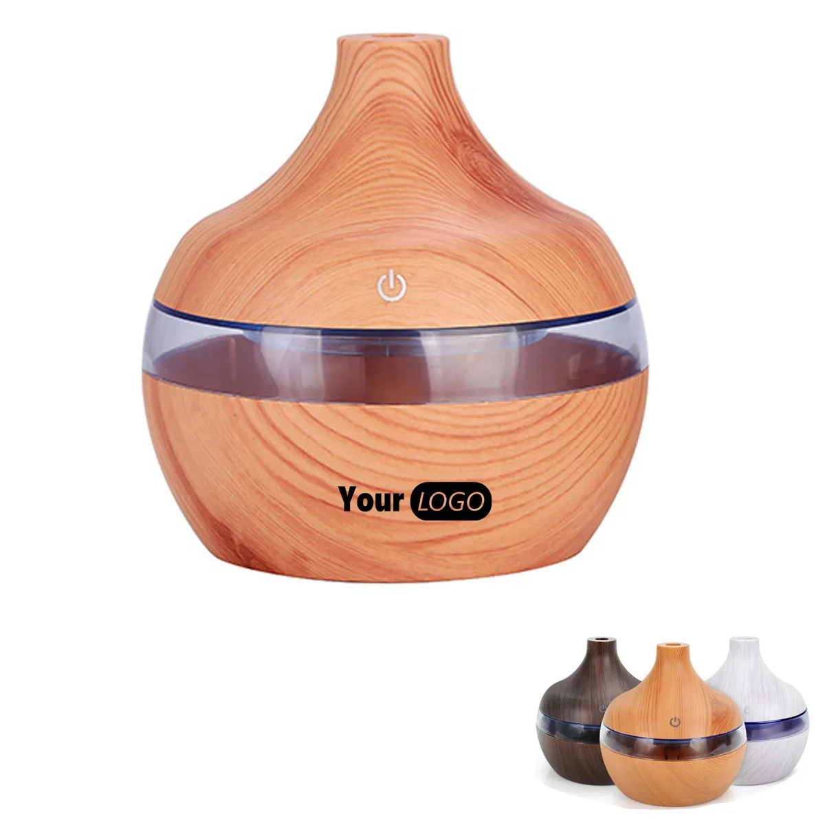 300 ml USB Silence Wood Grain Air Humidifier 1