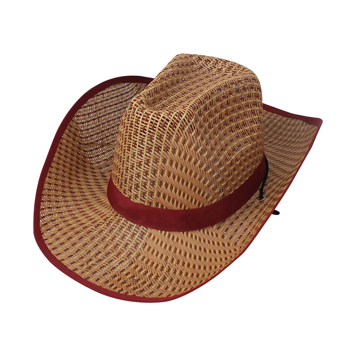 Straw Cowboy Hat With Customizable Band 1