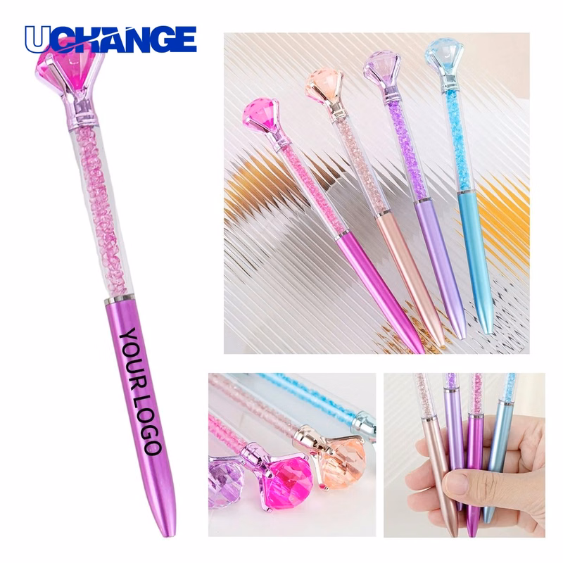 Diamond Retractable Ballpoint Pen