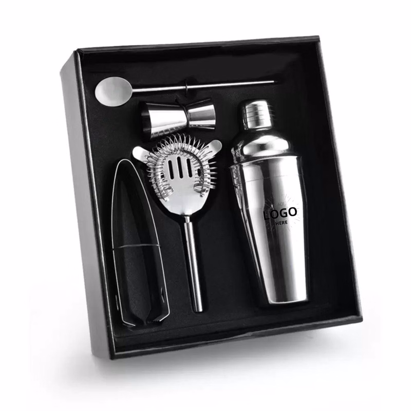 Pieces Stainless Steel Cocktail Shaker Set