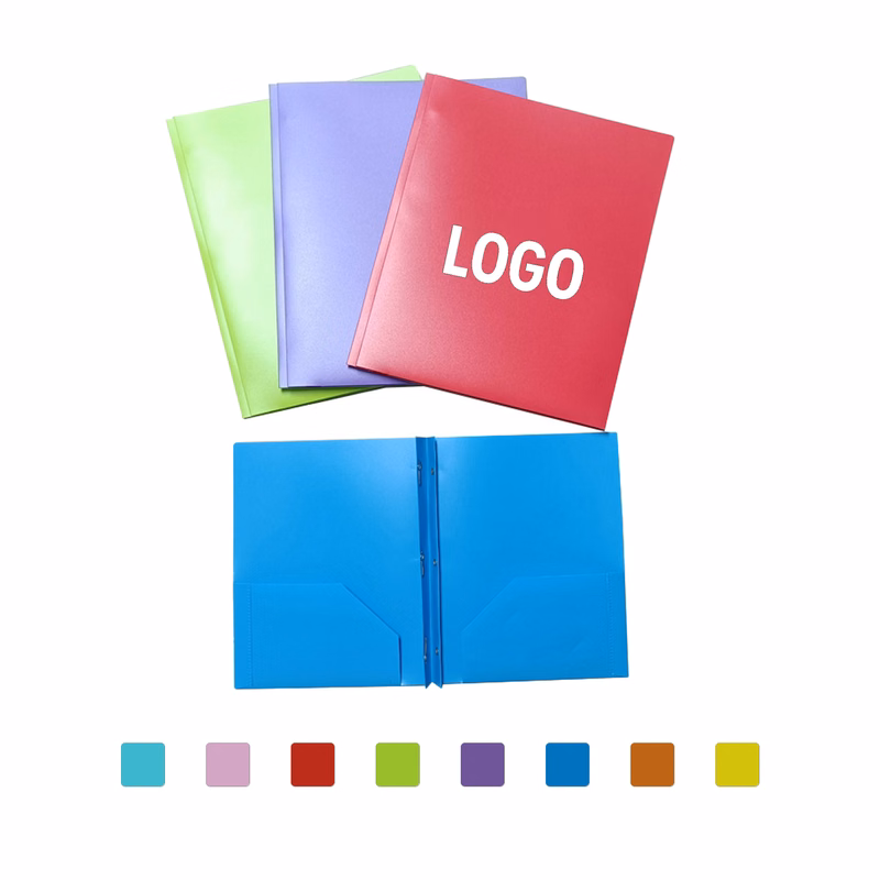 Letter Size Poly Folder With Prongs For Office And School Use