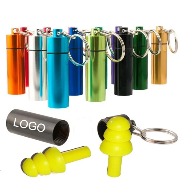 Silicone Earplugs in Aluminium Tube 1
