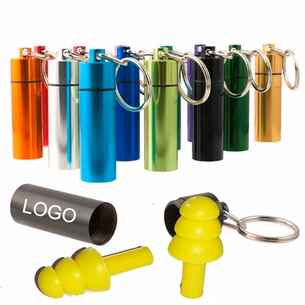 Silicone Earplugs in Aluminium Tube
