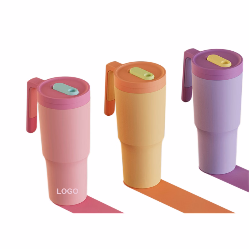 Two Tone 40oz Tumbler with Straw & Lid (direct import)