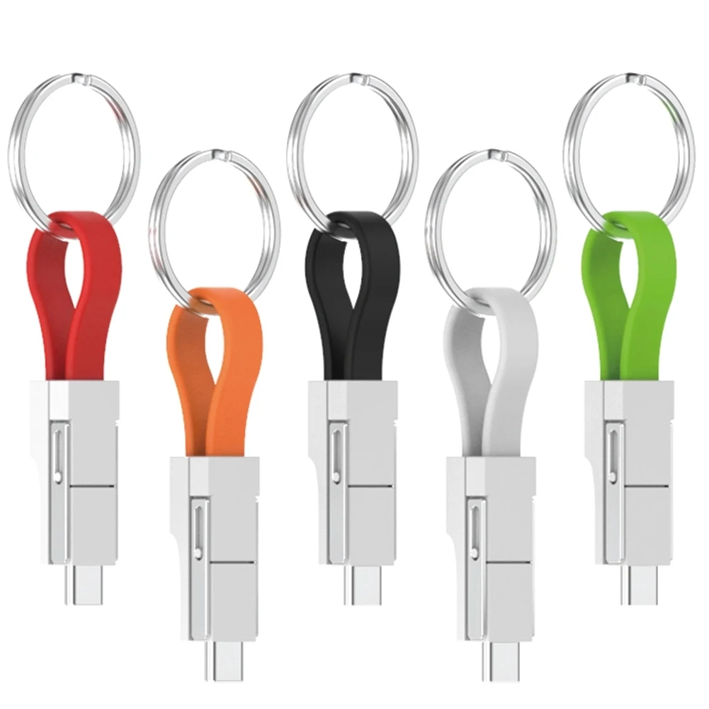 Keychain 3-in-1 Cell Phone Charging Cable 1