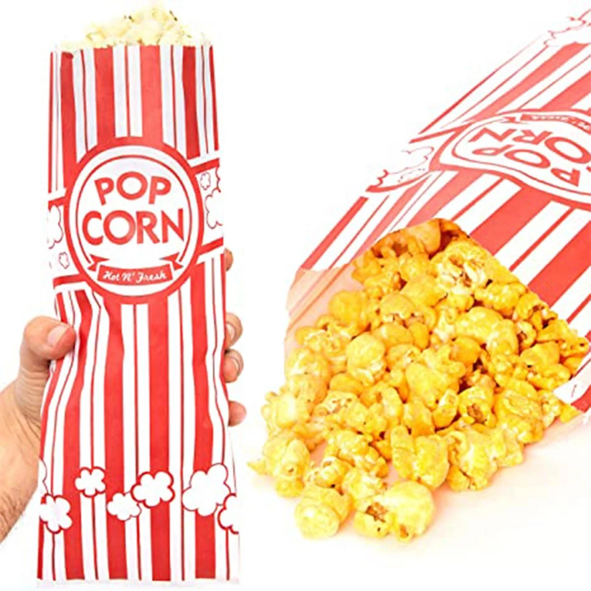 Grease Resistant Paper Popcorn Bags 1