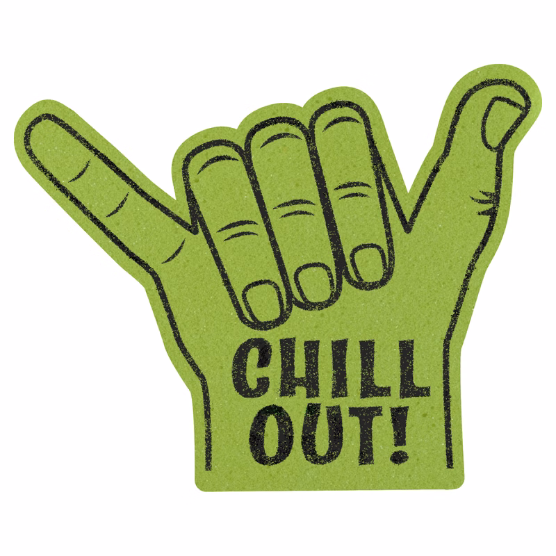 12" Classic Small Shaka Foam Mitt