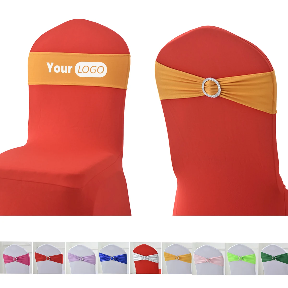 Wedding Chair Spandex Chair Cover Band 1