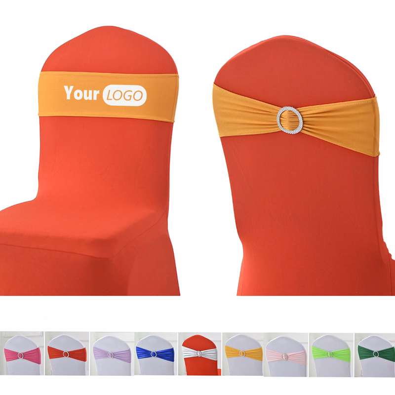 Wedding Chair Spandex Chair Cover Band