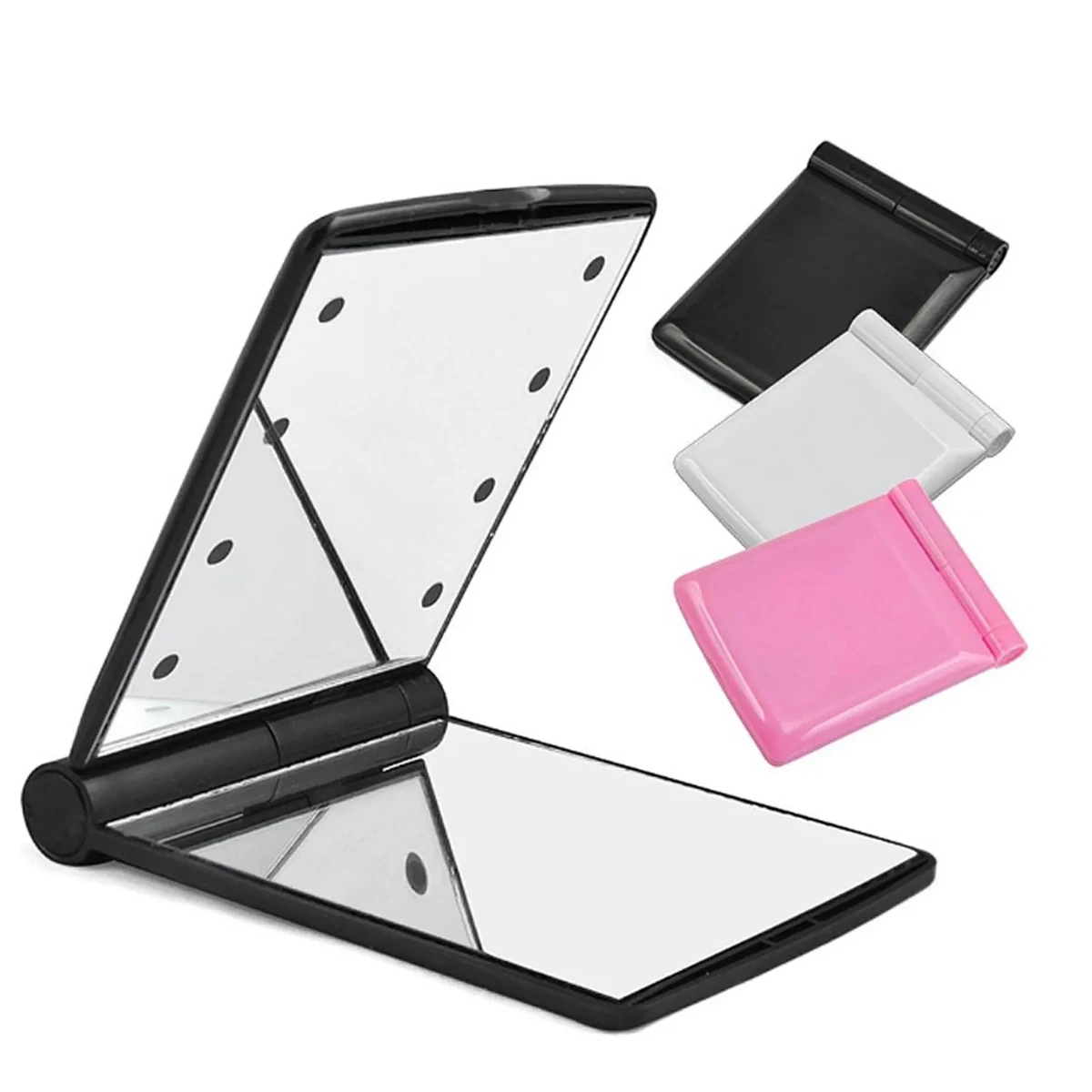 8 LED Light Folding Make Up Mirror 1