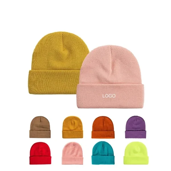 Skull Knit Hat Soft Hat 1