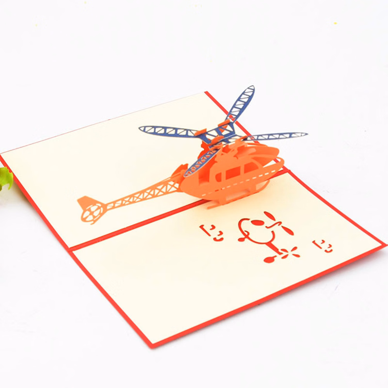 Plane Pop Up Card