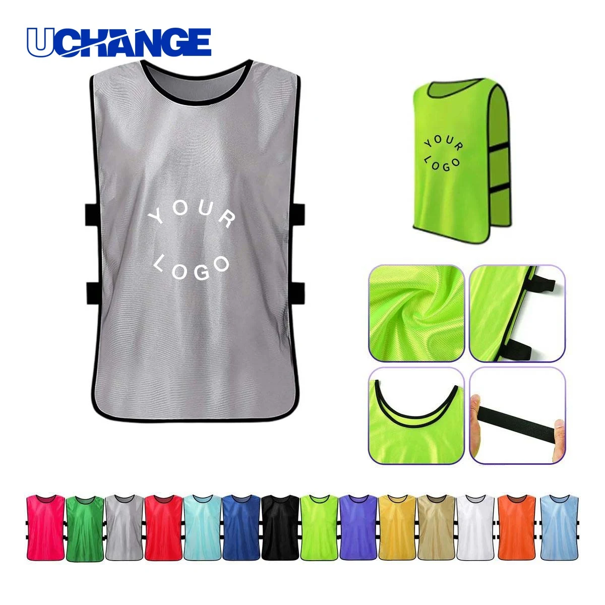 Durable Mesh Training Pinnies Vest for Adults and Kids 1