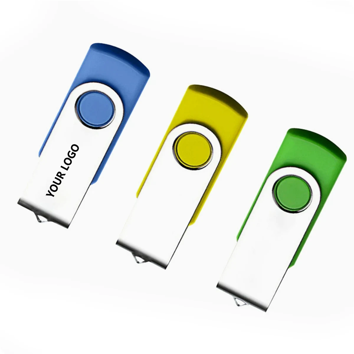 USB Flash Drive with Rotating Swivel Spin 1