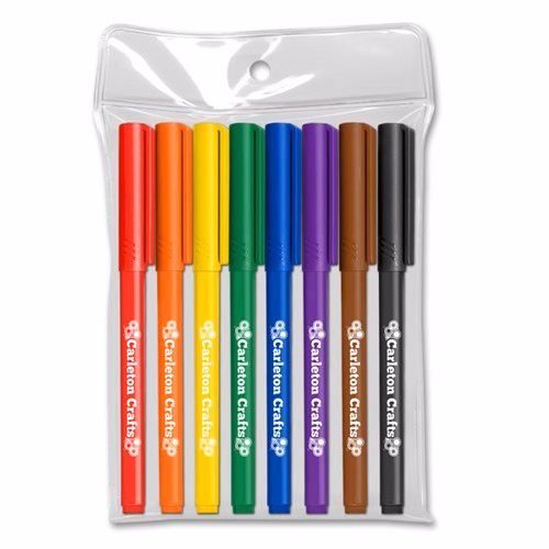 Note Writer Felt Tip Pen - USA Union Made - 8 Pack