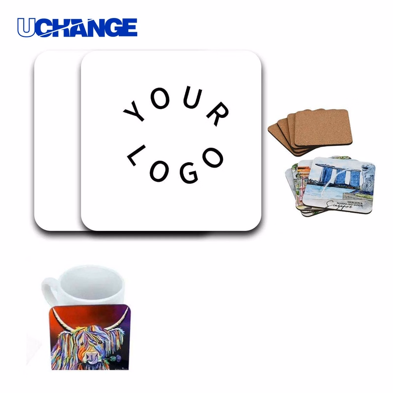 Cork Coaster Drink Mat Square for Bars Restaurants and Events
