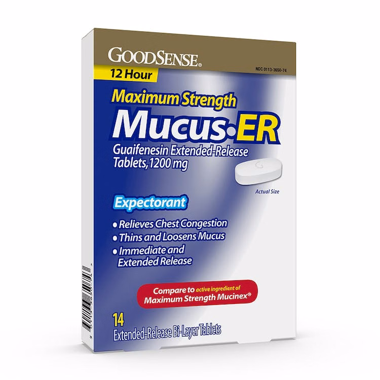 Max Strength Mucus Relief - 12 Hours 14 Pack