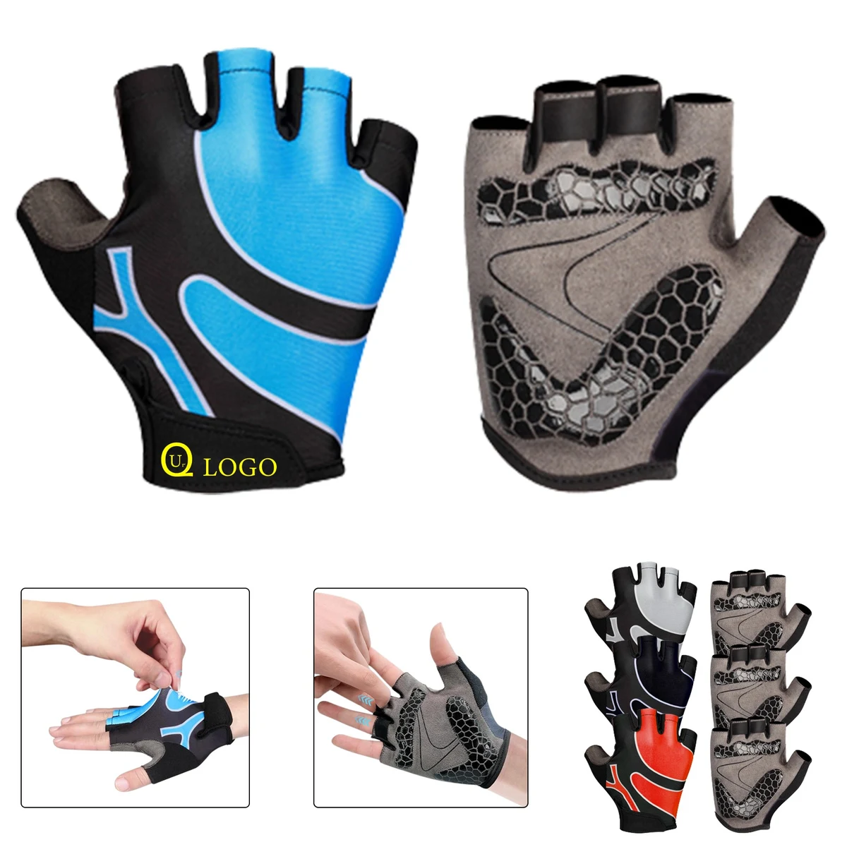 Non-Slip Half Finger Cycling Glove 1