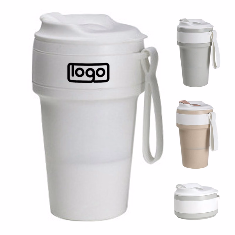 15oz Leak-Proof Foldable Cup