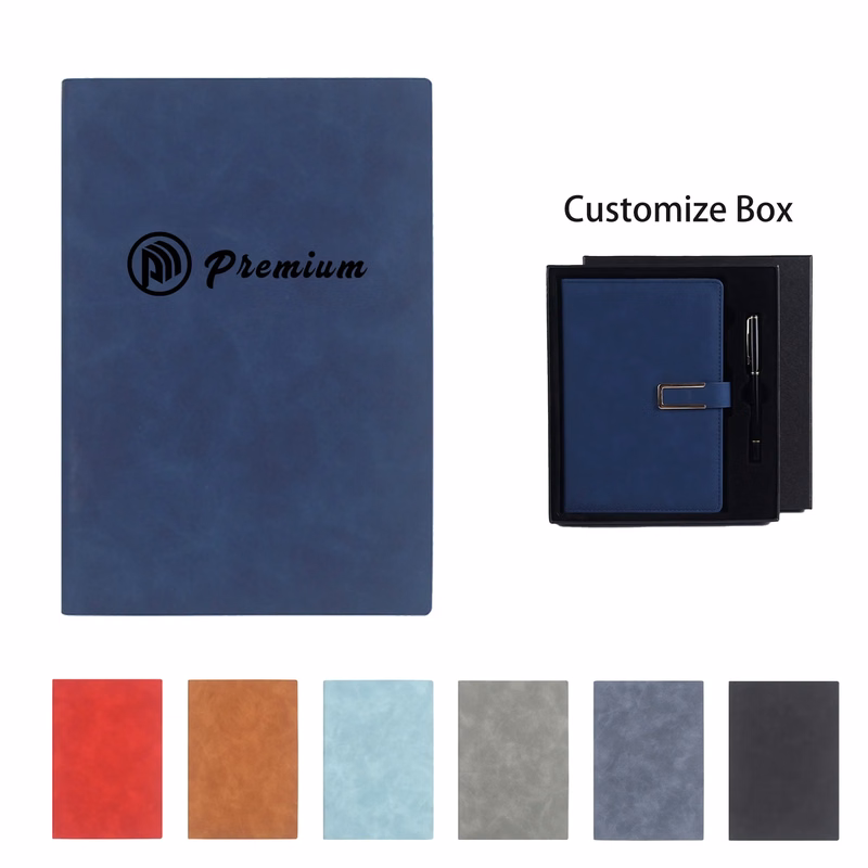 A5 Portable Sheepskin Business Notebook