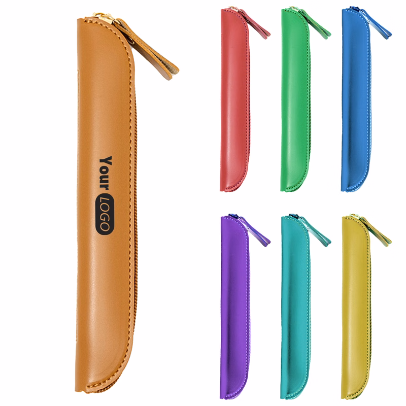 Pu Compact And Colorful Pen Holder