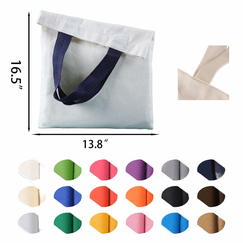 Customized hand-held canvas bag
