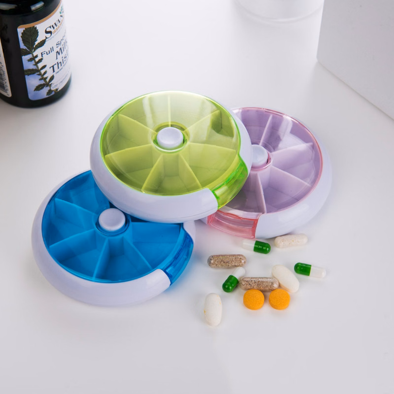 7-day Rotatable Pill Box