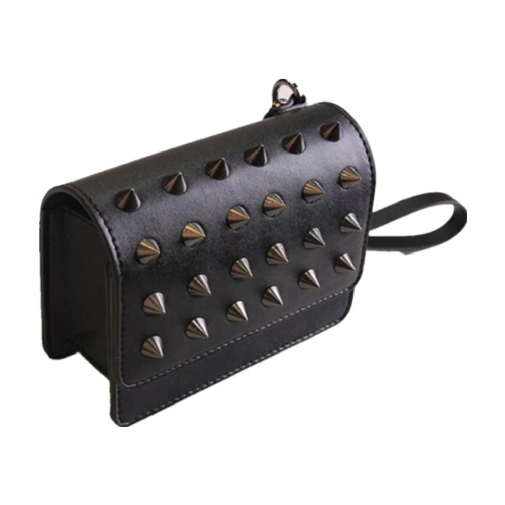 Rivet Leather Fanny Pack Rangefinder Bag 1