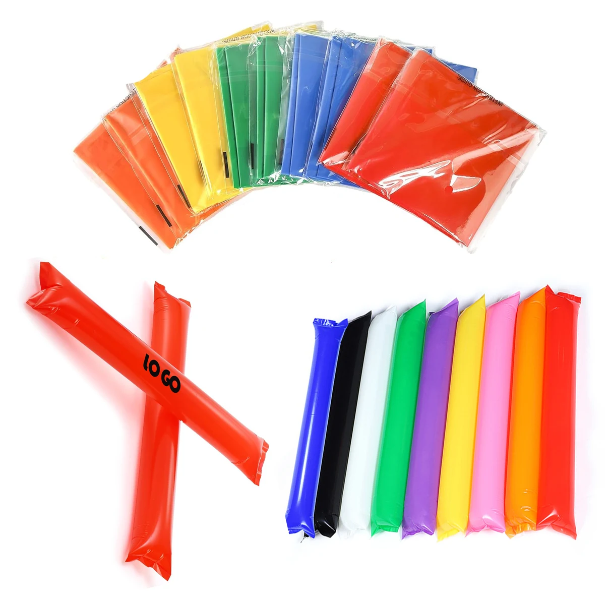 Plastic Cheerleading Inflatable Stick 1