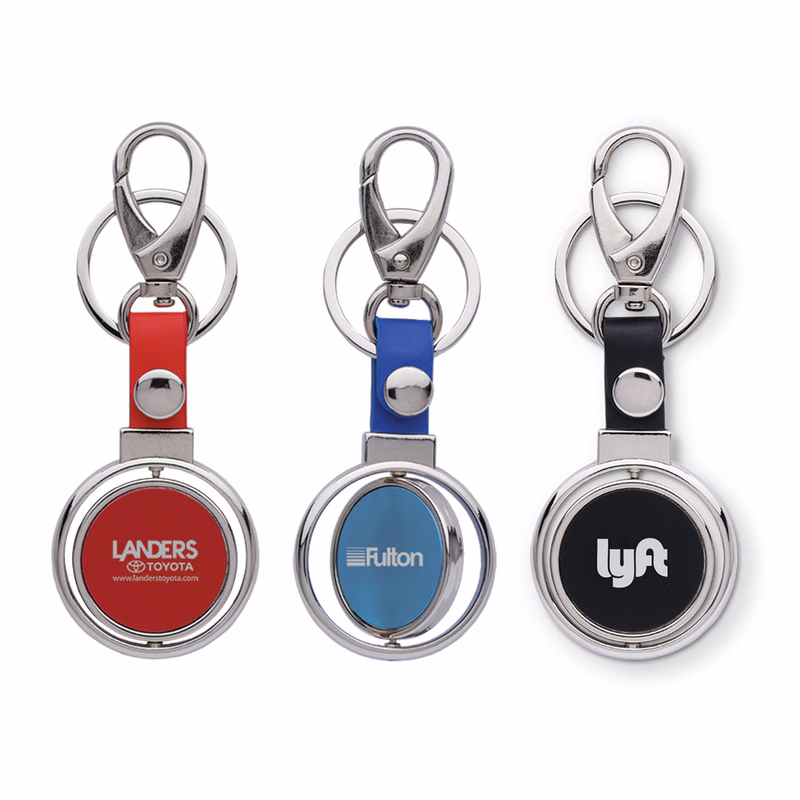 Spinning Metal Keychain