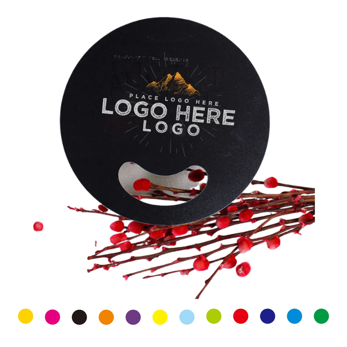 Full Color PP Handheld Fan 1