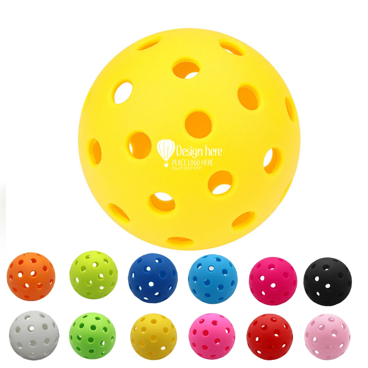 26 Holes Pickleball Ball 1