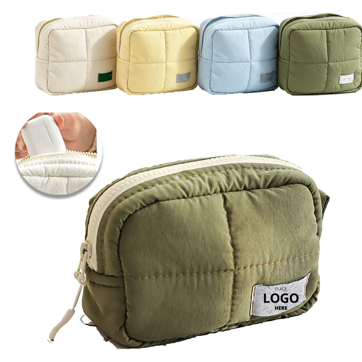 Portable Waterproof Nylon Makeup Bag 1