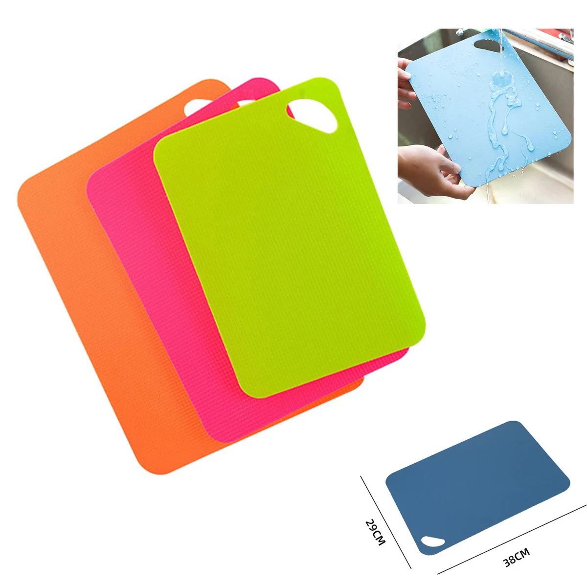 3 PCS Extra Thin Flexible Cutting Boards 1