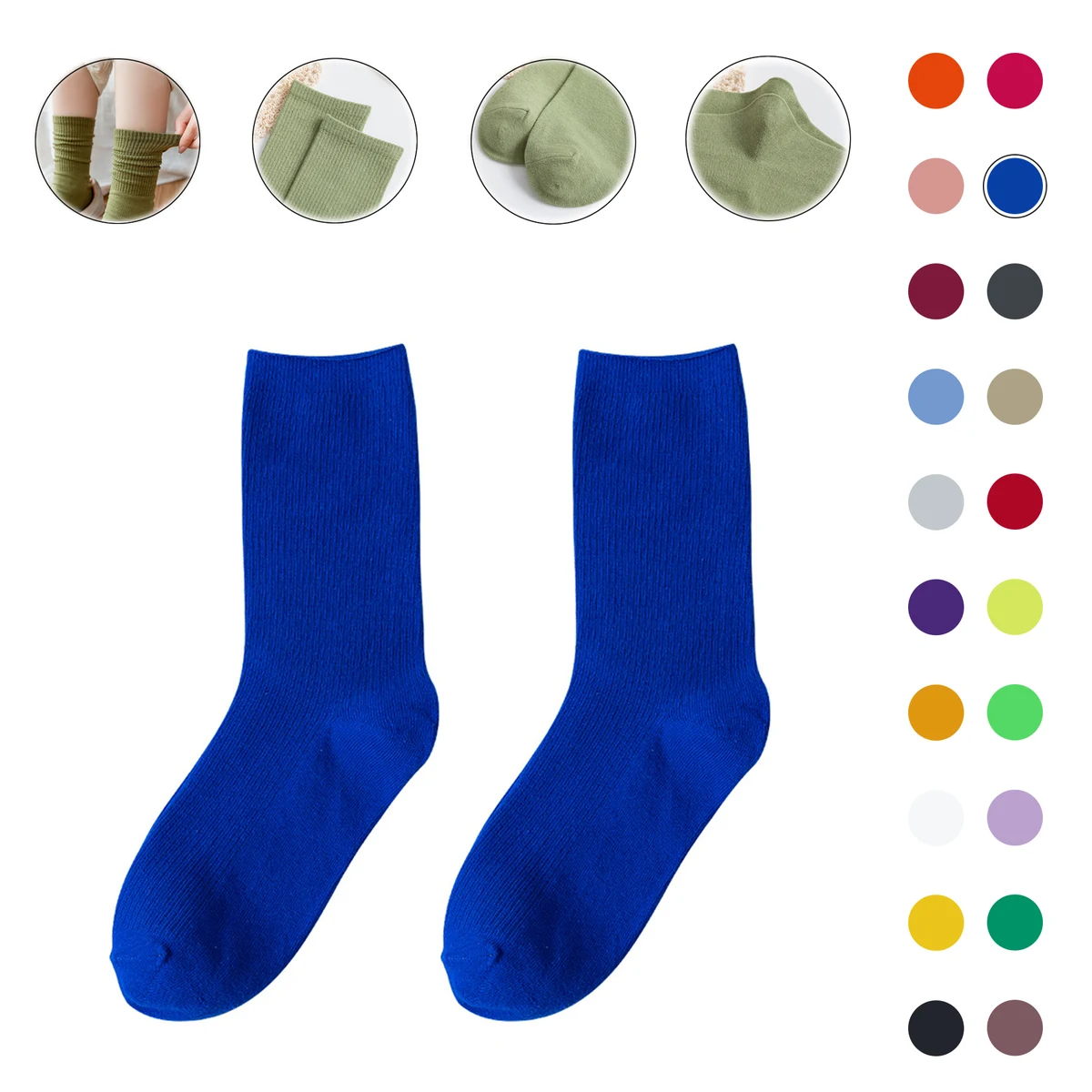 Cotton Women Stripes Socks 1
